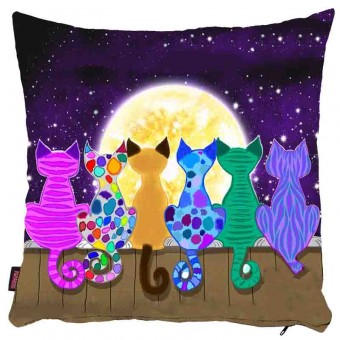 Kedili Yastık Kılıfı-115